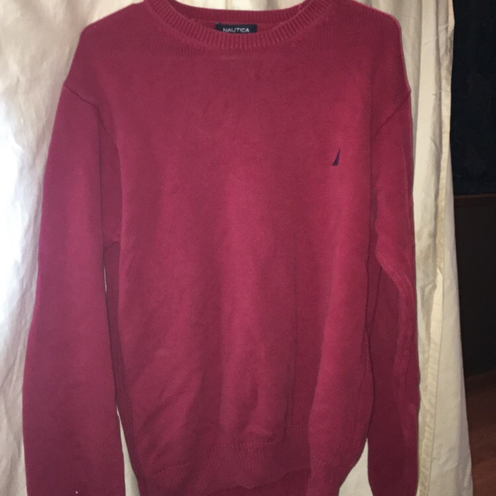 Men’s Nautica maroon sweater. Sz medium
